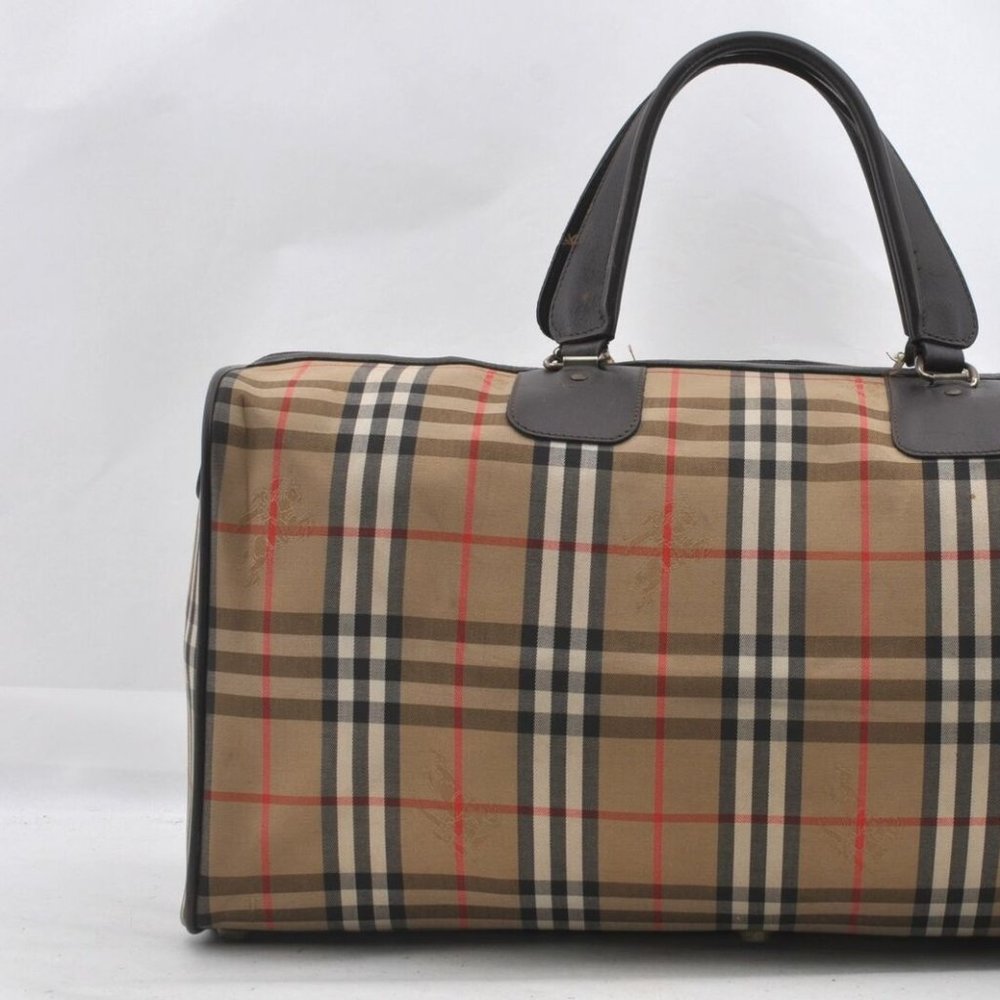 Burberrys Nova Check Pattern Travel Boston AUTH